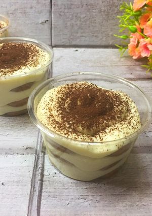 Foto resep TIRAMISU ALA HOTEL & CAFE - Tiramisu cup