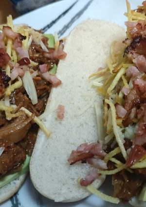 Una foto de Hot pulled pork