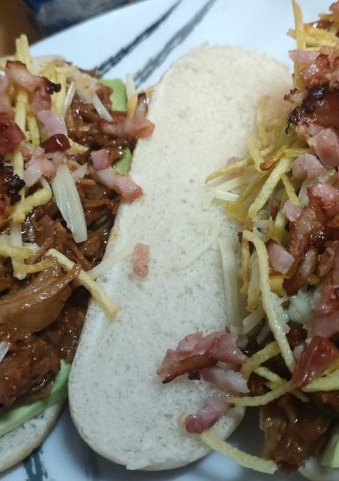 Una foto de Hot pulled pork