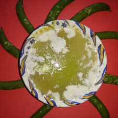 A picture of Pea hot soup.