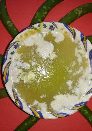 A picture of Pea hot soup.