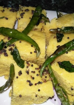 A picture of Instant Dhokla.