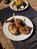 Mustard Breaded Lamb Crown Roast