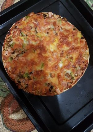 عکسی از دستور پیتزا