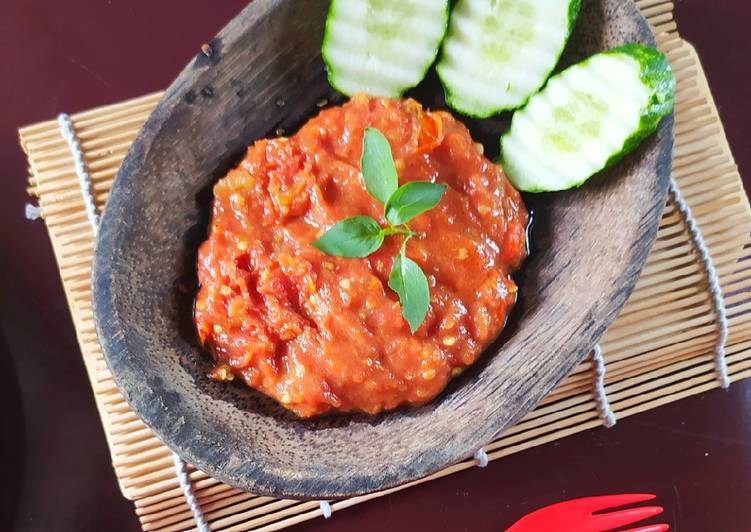 Bagaimana Membuat Sambal Tomat #201, Bisa Manjain Lidah