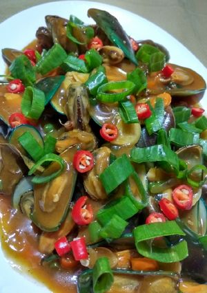 Foto resep Kerang hijau saus mentega