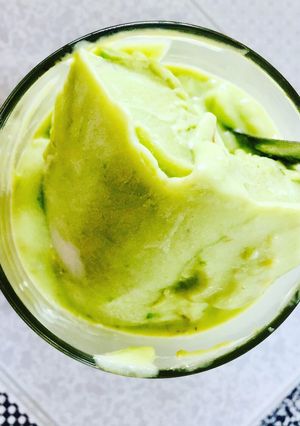 Hình của món Kem Bơ - Avocado ice cream.