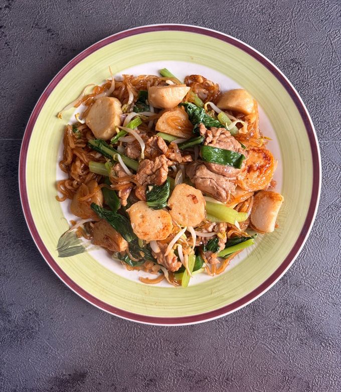 Foto resep Bakmi Sagu Goreng dengan Tumisan Daging Bakso Sayur Toge