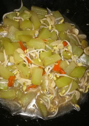 Foto resep Tumis labu siam + toge