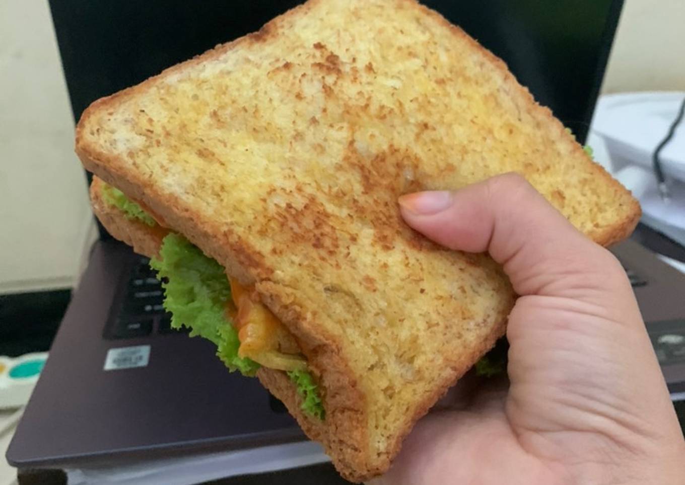 Langkah Mudah untuk Membuat Sandwitch telur, Enak