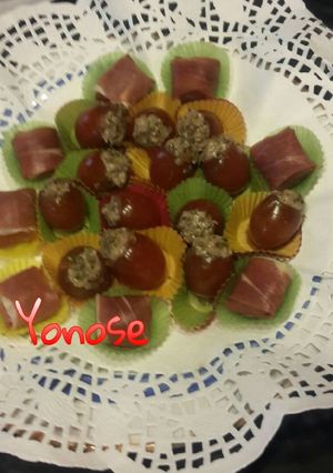 Una foto de Tomatitos anchoados
