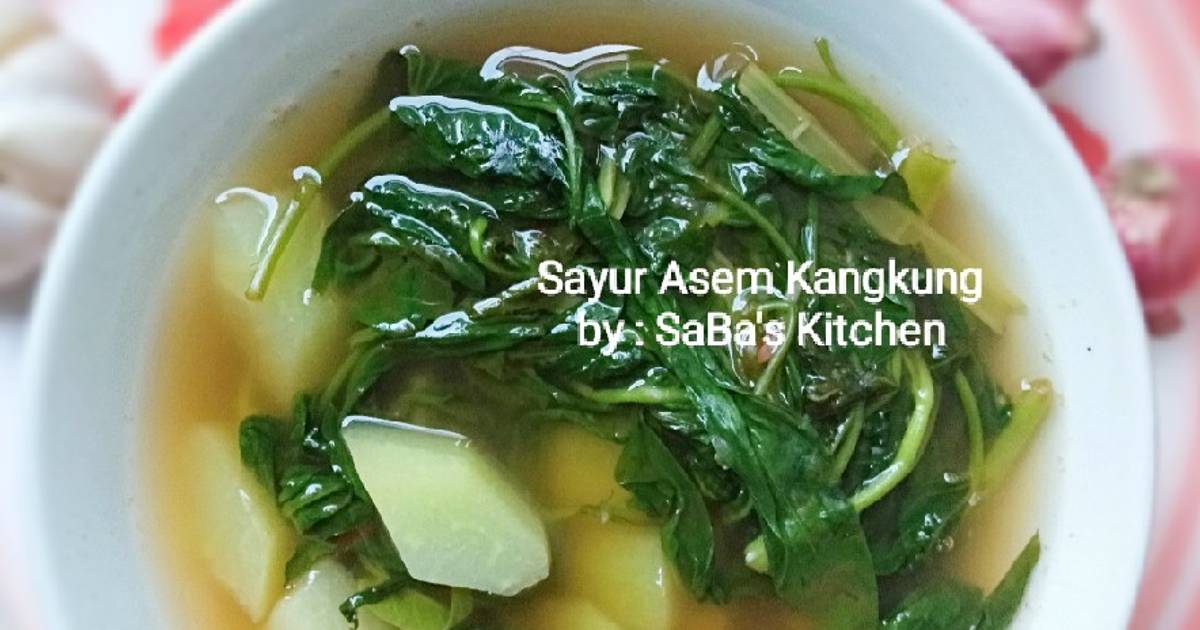 Resep 60 Sayur Asem Kangkung Oleh Sabas Kitchen Cookpad