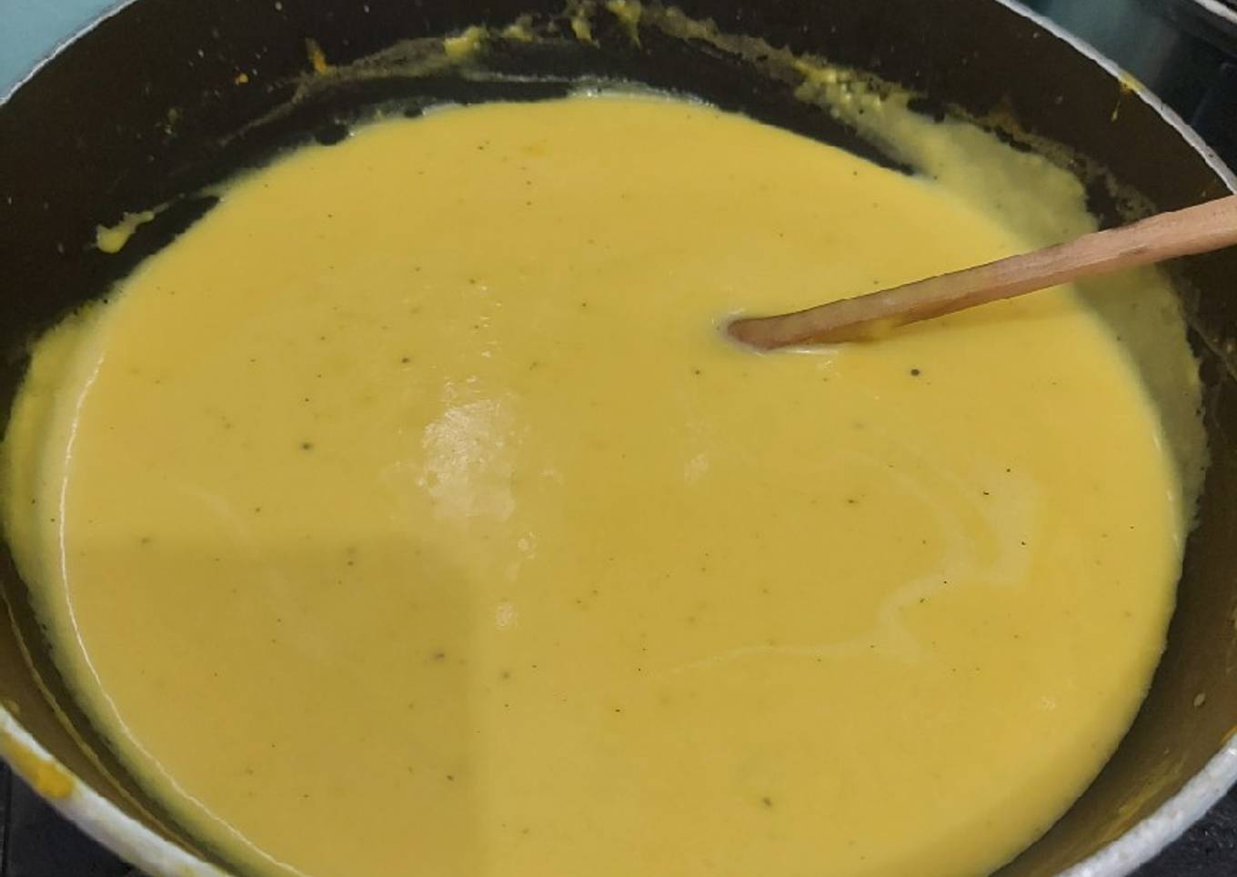 Cream Soup Kabocha (sop labu Jepang)
