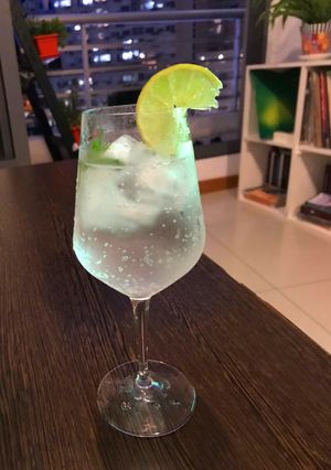 Una foto de Gin tonic 🍋