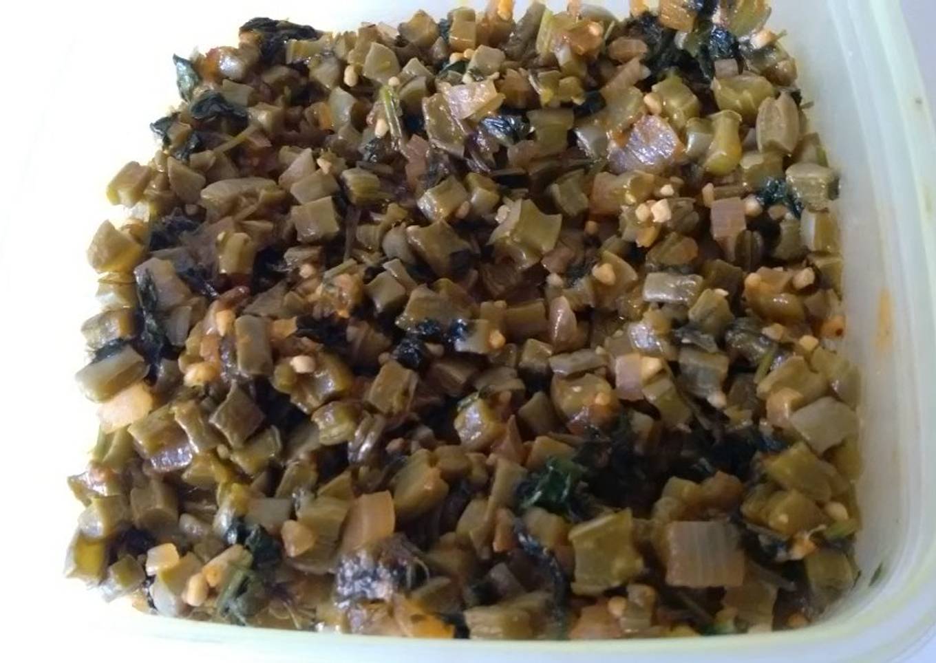 Nopales con cilantro y chipotle