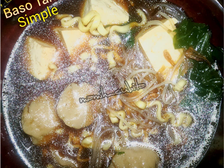 Cara Gampang Membikin Resep Bakso Tahu Kuah (Simple) yang Menggugah Selera Anti Ribet, Uenak Banget