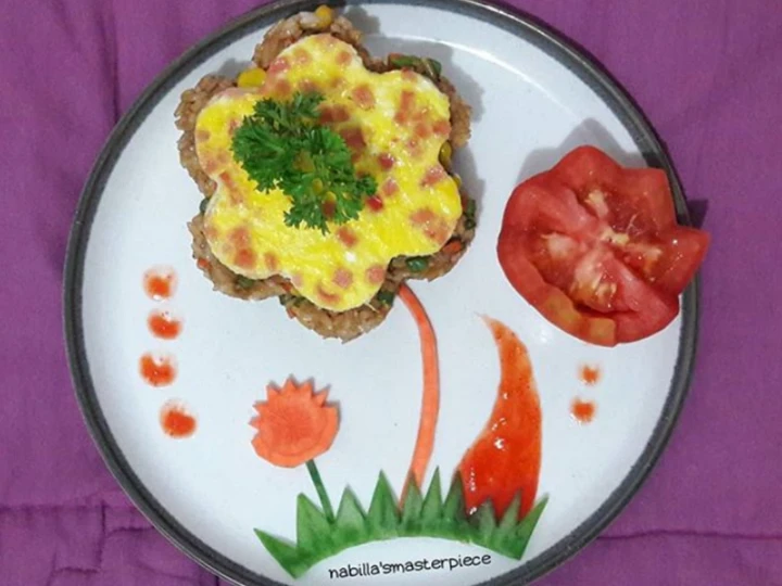 Cara Gampang Membuat Resep 17. Nasi Goreng Omelet ala Nabilla Ali yang Bikin Ngiler Anti Ribet, Sempurna