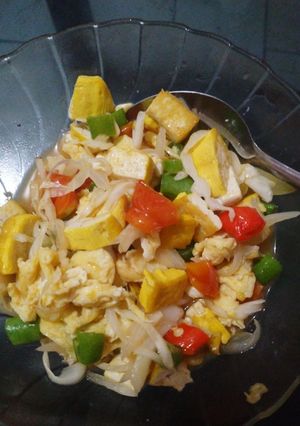 Foto resep Sarapan diet karbo tahu telur