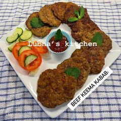 A picture of Beef Keema Kabab:.