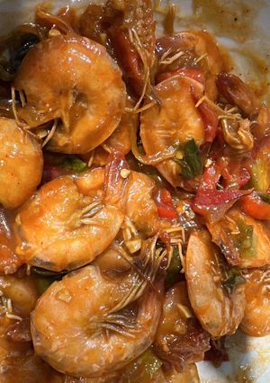 Foto resep Udang Asam Manis Pedas