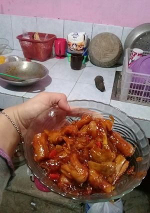 Foto resep Sosis + bakso asem manis