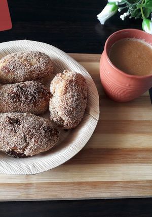 A picture of Beked cutlets healthy bhi tasty bhi.