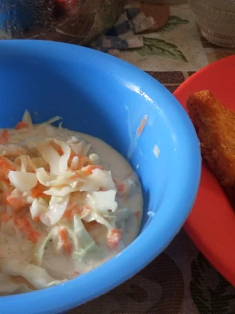Cara Mudah Membuat Resep  Simple Coleslaw ala KFC yang Enak, Enak