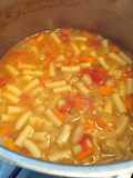 Pasta e fagioli (pasta and bean soup)