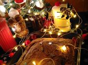 A picture of rum cake