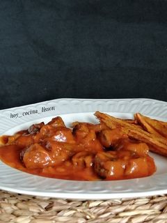 Una foto de Carne guisada con tomate
