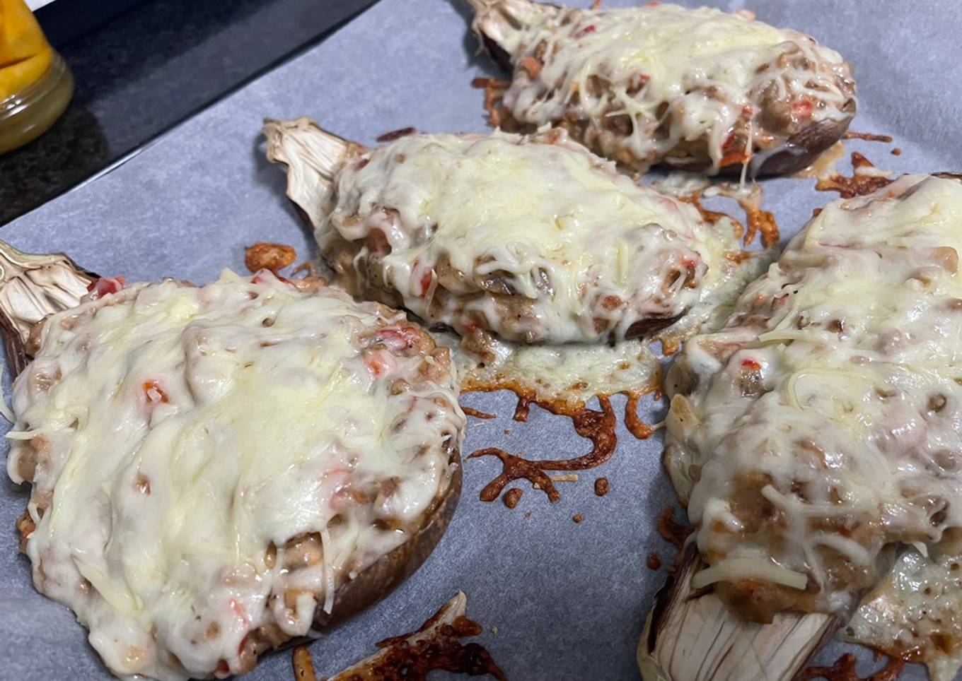 Berenjenas rellenas de carne