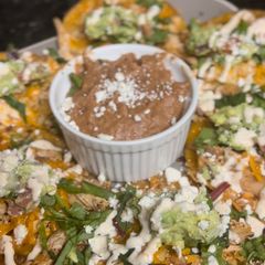 A picture of Chicken Tostadas.