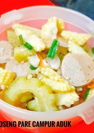 Foto resep Oseng pare campur aduk