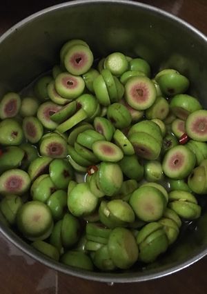 Hình của món Sung muối xổi.