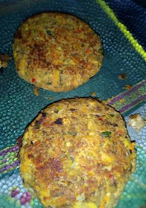 Una foto de Hamburguesas de lentejas y soja
