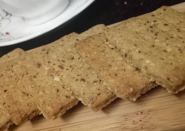 Oats &amp; Flax meal Crackers