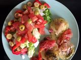 Ensalada y patata 