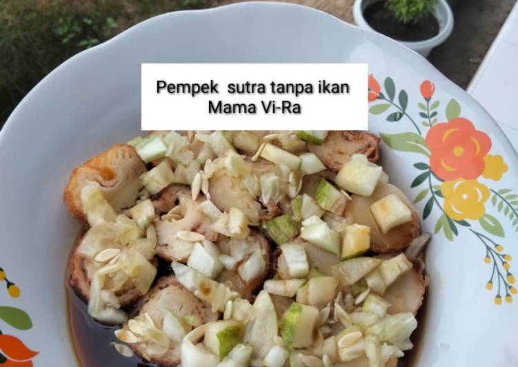 Pempek sutra tanpa ikan