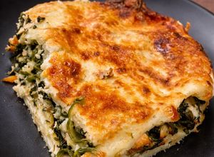 Une photo de Lasagne Saumon Épinard avec Béchamel au Boursin