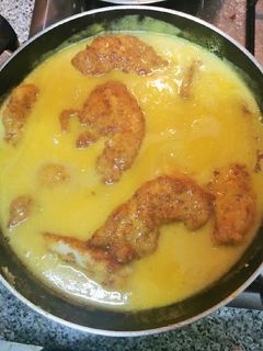 Una foto de Pechuga de pollo a la naranja