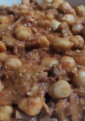 Una foto de Cocido fácil de garbanzos