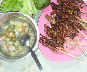 Resep mudah Sate Kambing Tegal Gurih Mantul