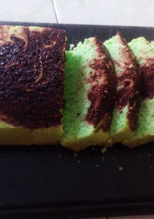 Foto resep Bolu air pandan yg lgi viral