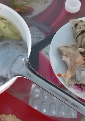 Hình của món Cá hồi nấu canh chua.