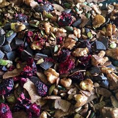 A picture of Dark Chocolate & Cherry Trail Mix.