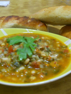 Una foto de Guiso de porotos