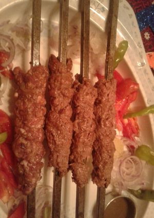 A picture of BBQ gola kabab.