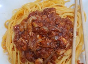 Foto resep Spaghetti bolognese sauce by La Fonte
