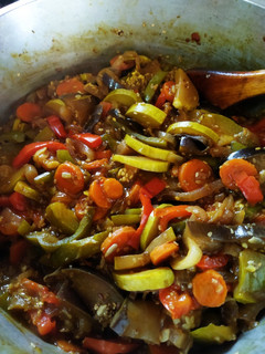 Una foto de Salteado de verduras