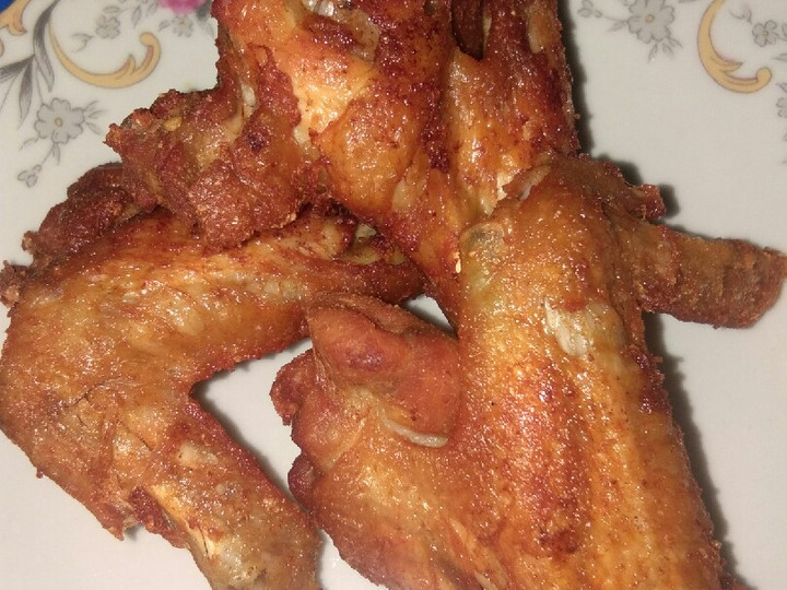 Resep Sayap Ayam goreng gurih bumbu simple 😋 Rumahan